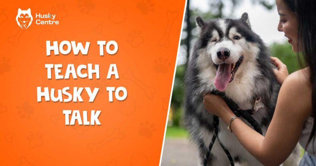 How to Teach a Husky to Talk